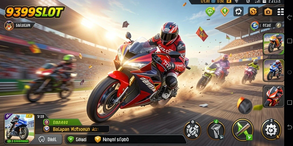 Gameplay Motor Racing yang mendebarkan di 9399SLOT.