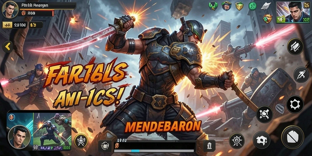 Tampilan menegangkan dari gameplay FB168 yang penuh aksi.