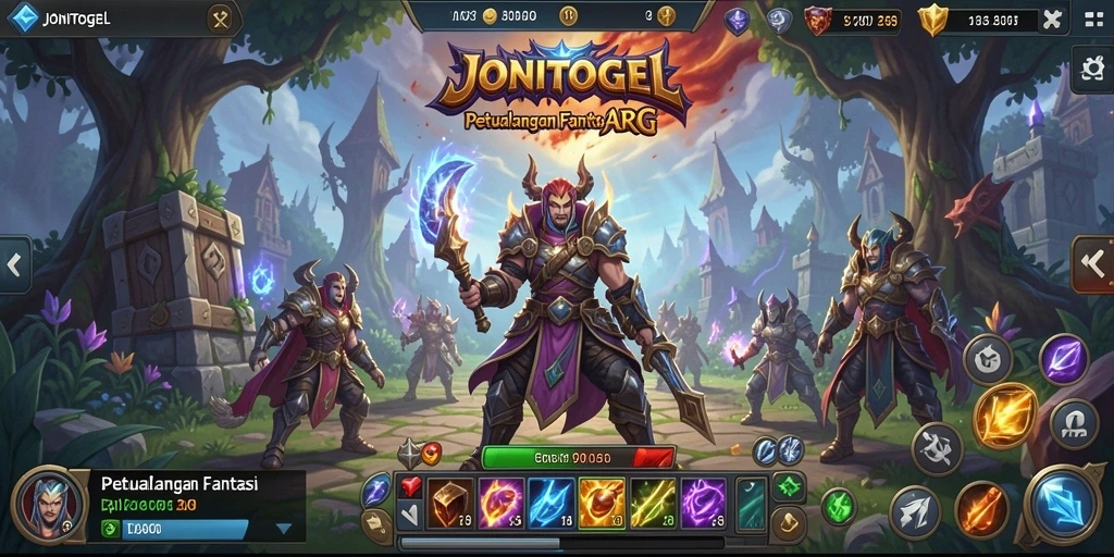 Gameplay JONITOGEL yang penuh aksi dan strategi.