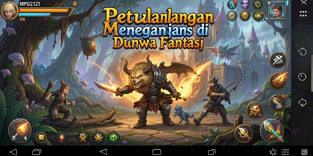 Menampilkan gameplay seru di dunia petualangan MPO2121.