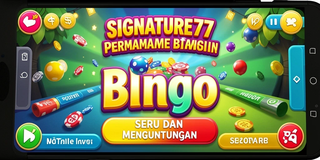 Tampilan gameplay Bingo yang menarik dan seru di SIGNATURE77.