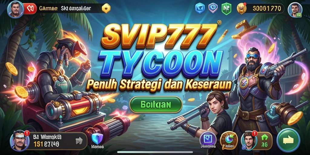 Tampilan screenshot utama SVIP777 menampilkan gameplay Tycoon yang seru.