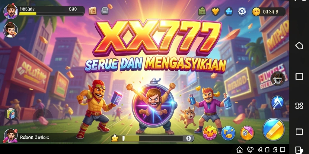Tampilan gameplay seru di XXX777 yang penuh aksi.