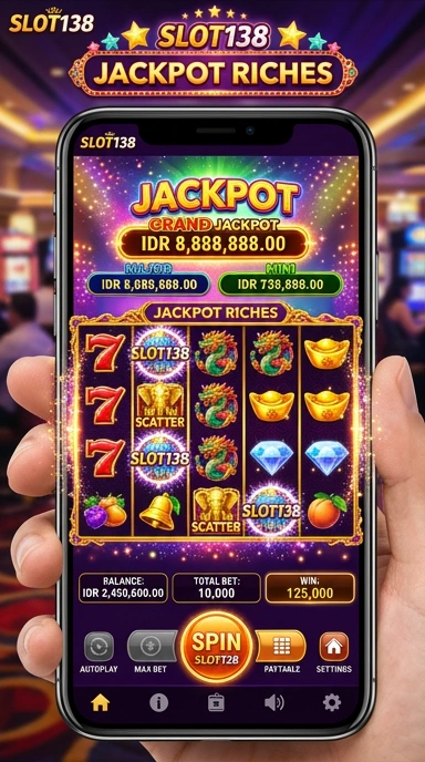 Tampilan antarmuka aplikasi slot138 yang ramah pengguna.